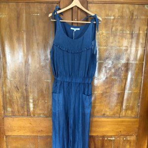 NWT - Built by Wendy Denim Jumpsuit Medium